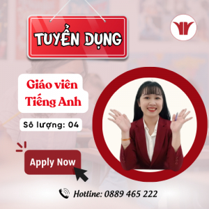 Rạch Giá, Kiên Giang: Tuyển dụng Giáo viên Tiếng Anh